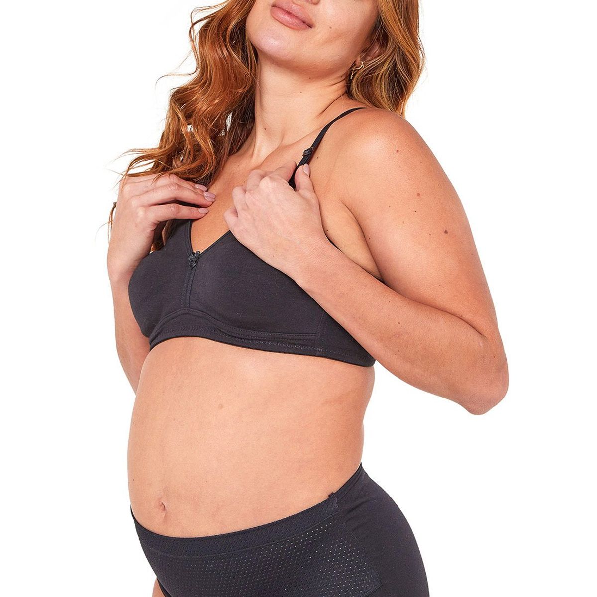 SANTANA - Brasier Mujer Materno Para Lactancia Santana Negro