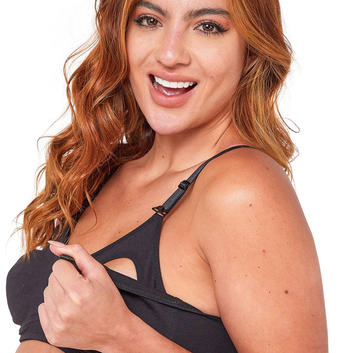 SANTANA - Brasier Mujer Materno Para Lactancia Santana Negro