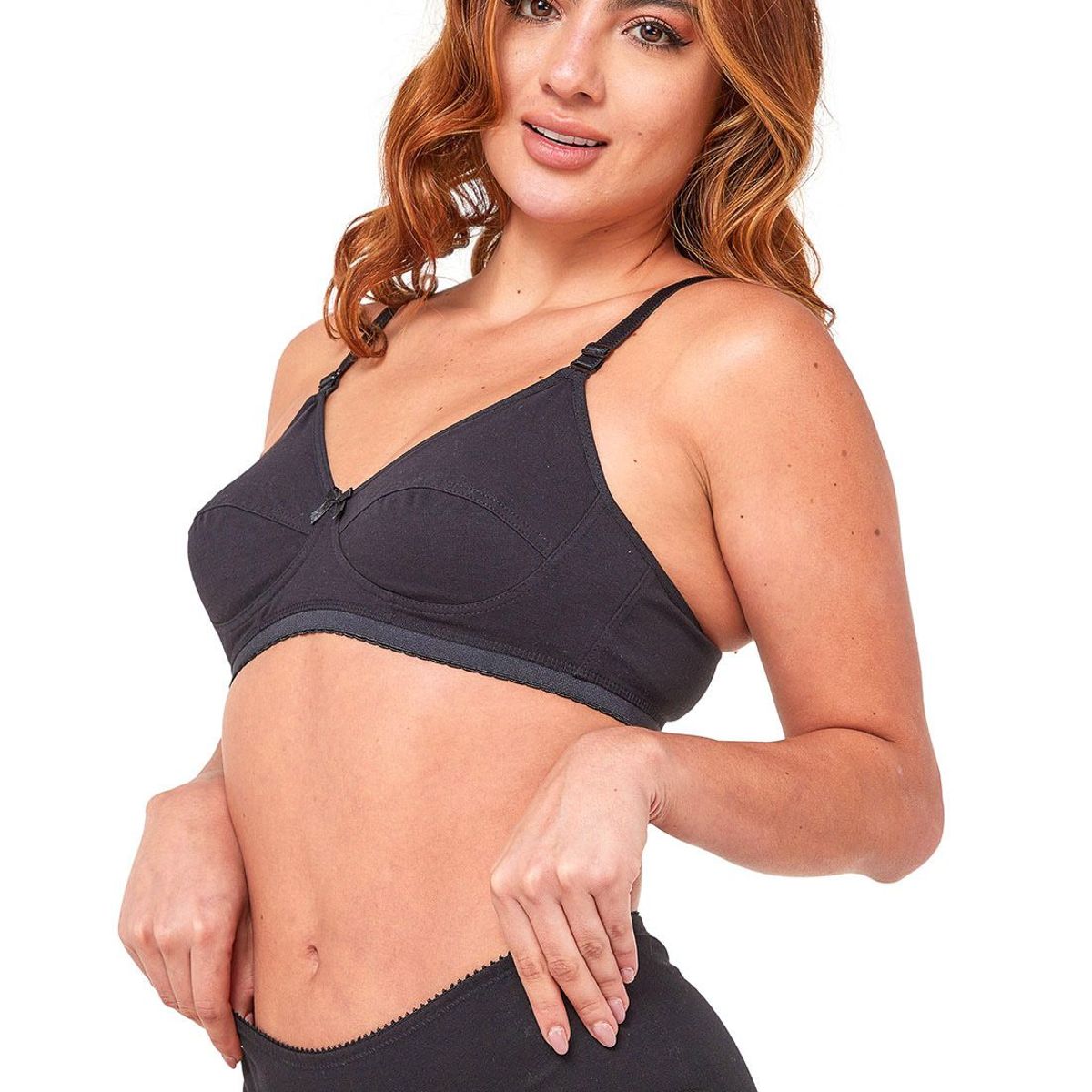 SANTANA - Brasier Clásico Mujer Santana Negro