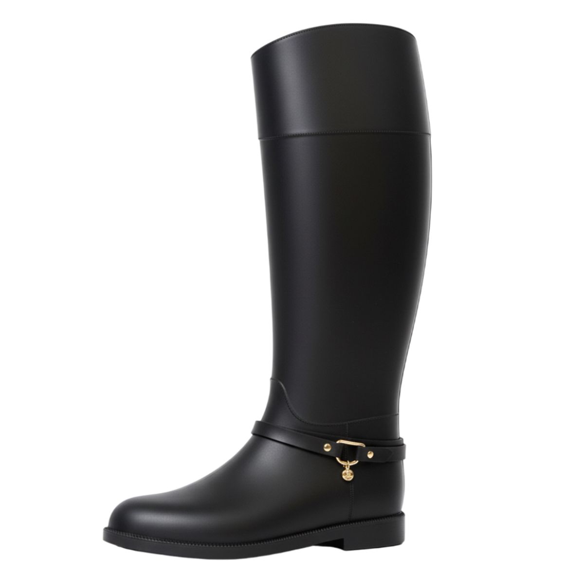 BOTTPLIE - Botas Lluvia Impermeable Golden Pendant - Negro