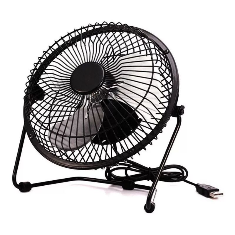 GENERICO - Ventilador Mediano - Metálico Usb Para Escritorio