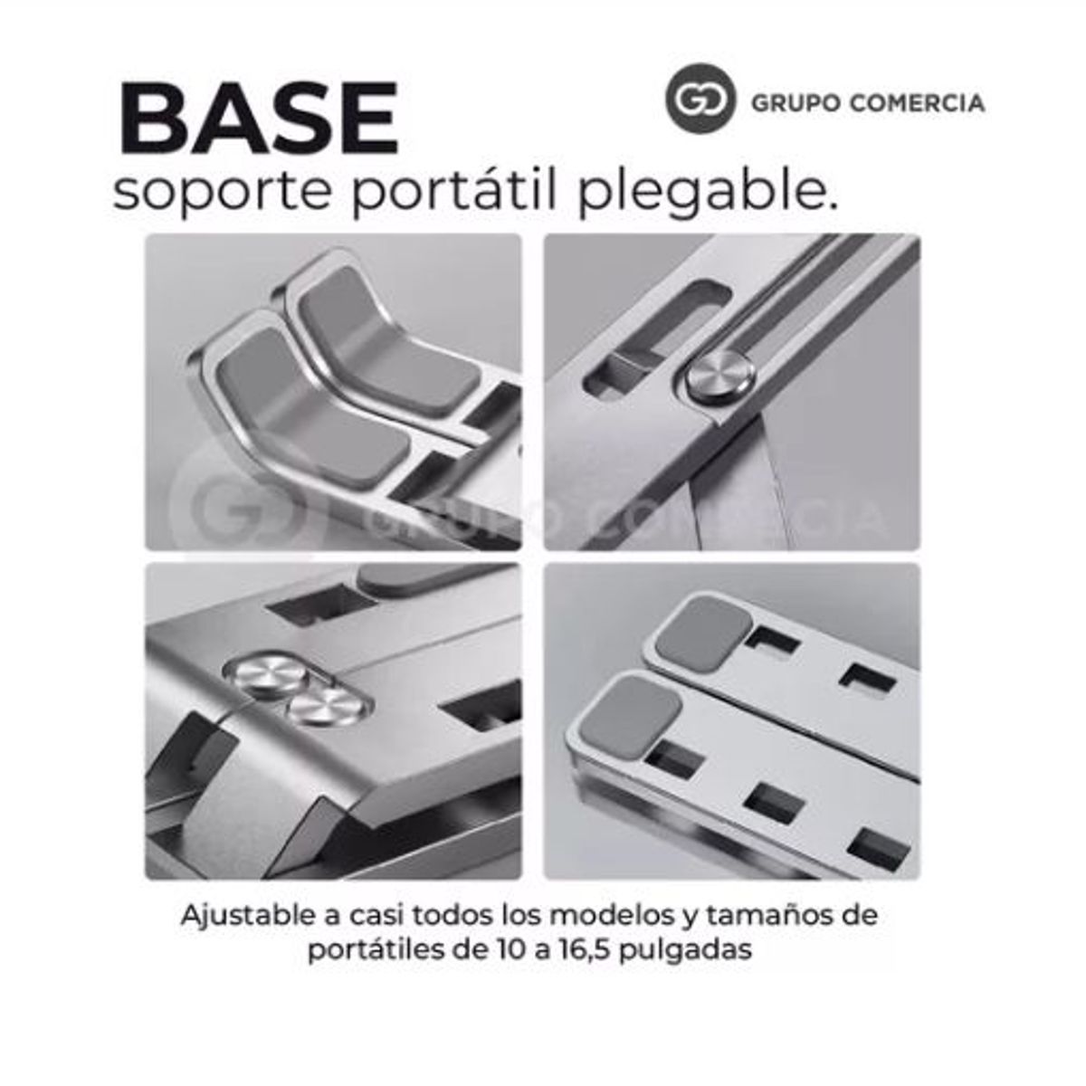 SHEN HUANG - Base Para Pc Laptop Soporte Aluminio Flexible Epik Original