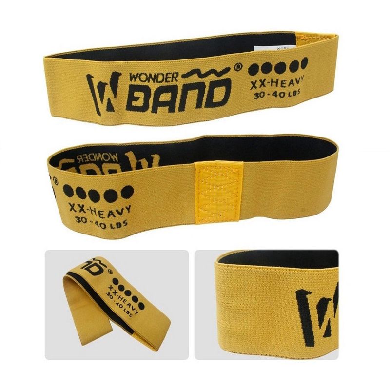 WONDER SPORT - Banda Elástica En Tela Dorada Resistencia Alta