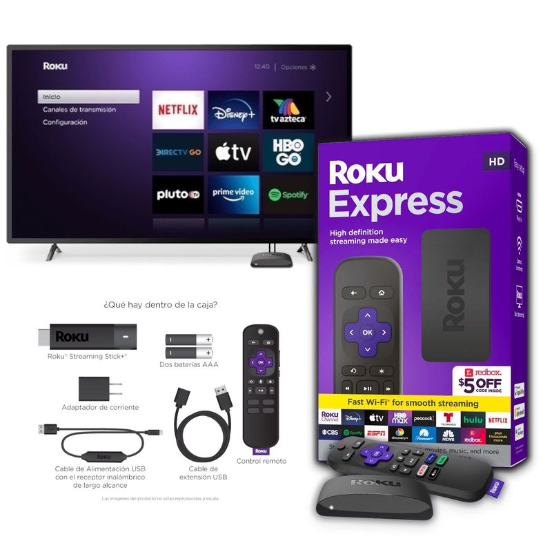 ROKU - Roku Express 3930 Estandar Full Hd última Versión