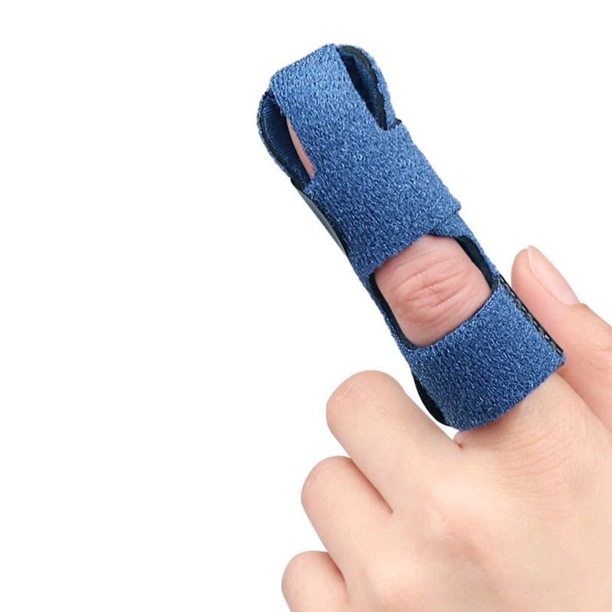 GENERICO - Inmovilizador Férula Fijación Para Dedo Ajustable Soporte color azul