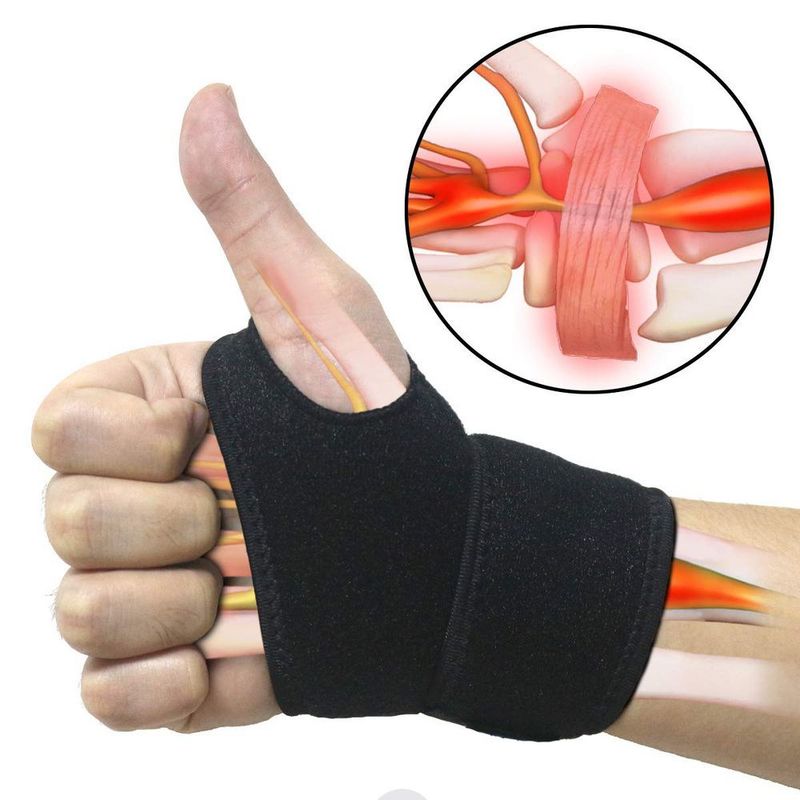 GENERICO - Muñequera Ajustable Para Deportes Protección Esguince Mano