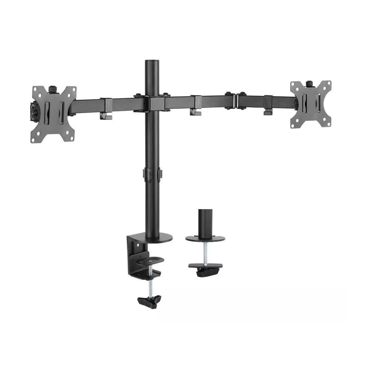 ERGONOMUS - Brazo Monitor Ergonomus Doble Hasta 32 Color Negro-