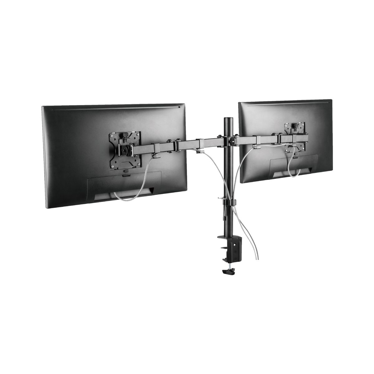 ERGONOMUS - Brazo Monitor Ergonomus Doble Hasta 32 Color Negro-