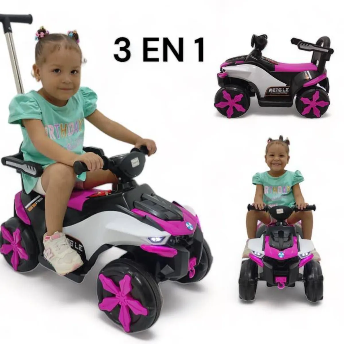 BEBESUNITA - Carro Eléctrico Paseador Rubicon 3 en 1 C/Remoto Usb