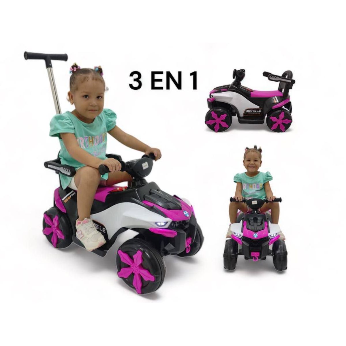 BEBESUNITA - Carro Eléctrico Paseador Rubicon 3 en 1 C/Remoto Usb