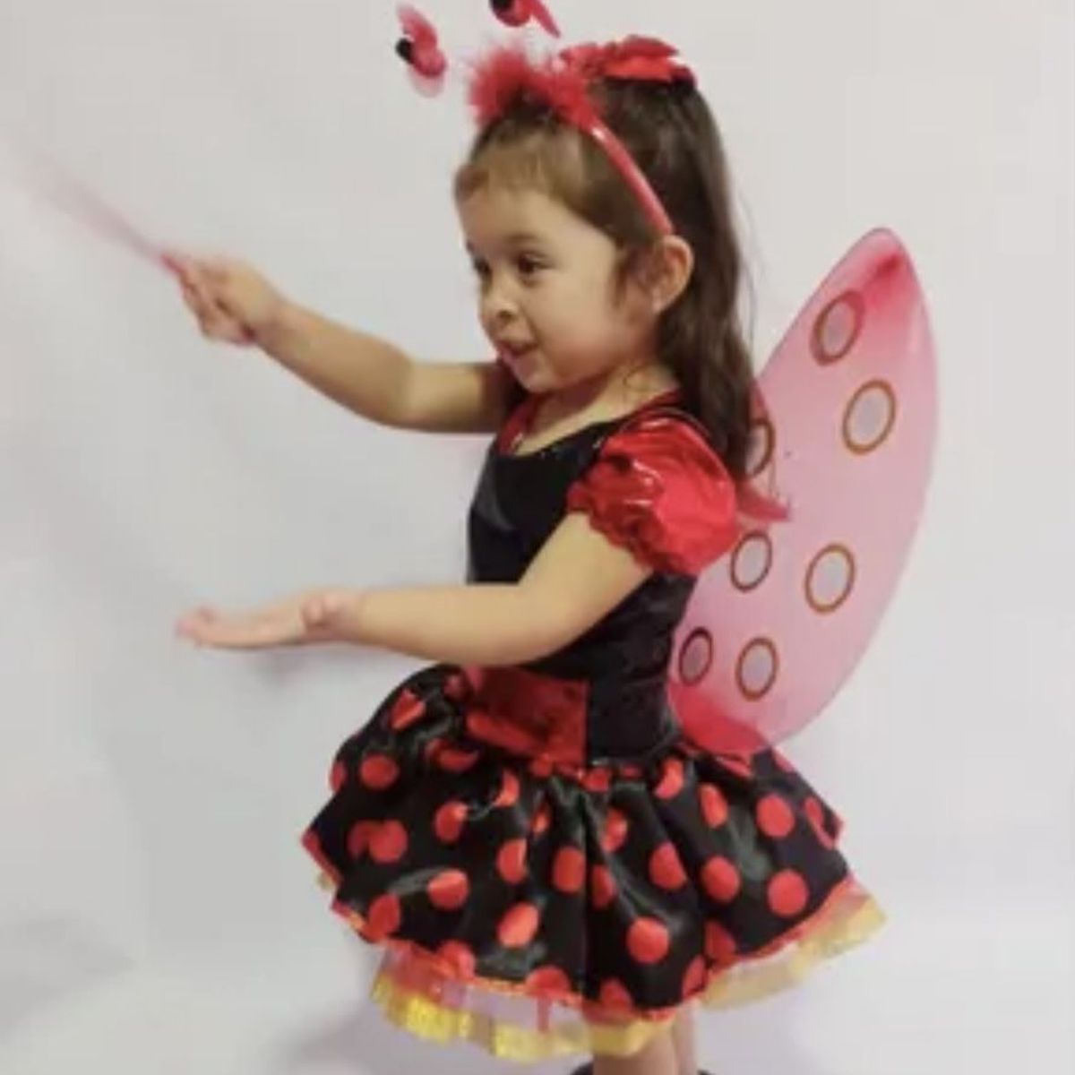 GENERICO - Disfraz Niña Mariquita Cosplay