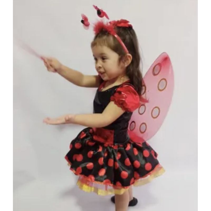 GENERICO - Disfraz Niña Mariquita Cosplay