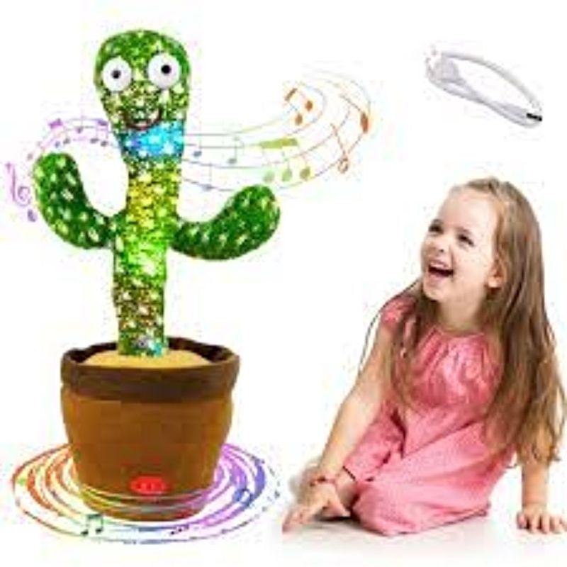 GENERICO - Cactus Bailarin Imita Voz Musical Bailarin Juguete Felpa.
