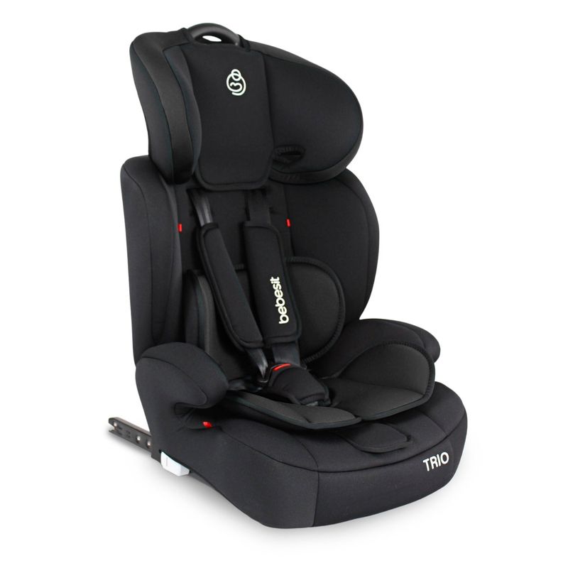 BEBESIT - Sillas para carro bebe Trio Isofix Black  Grupo 0-1-2-3