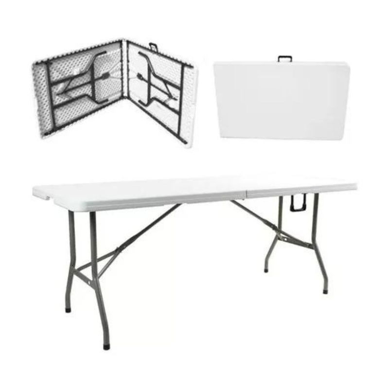IMPORTADORA MAKA - Mesa Plegable Mesa Portafolio 180cm Resistente