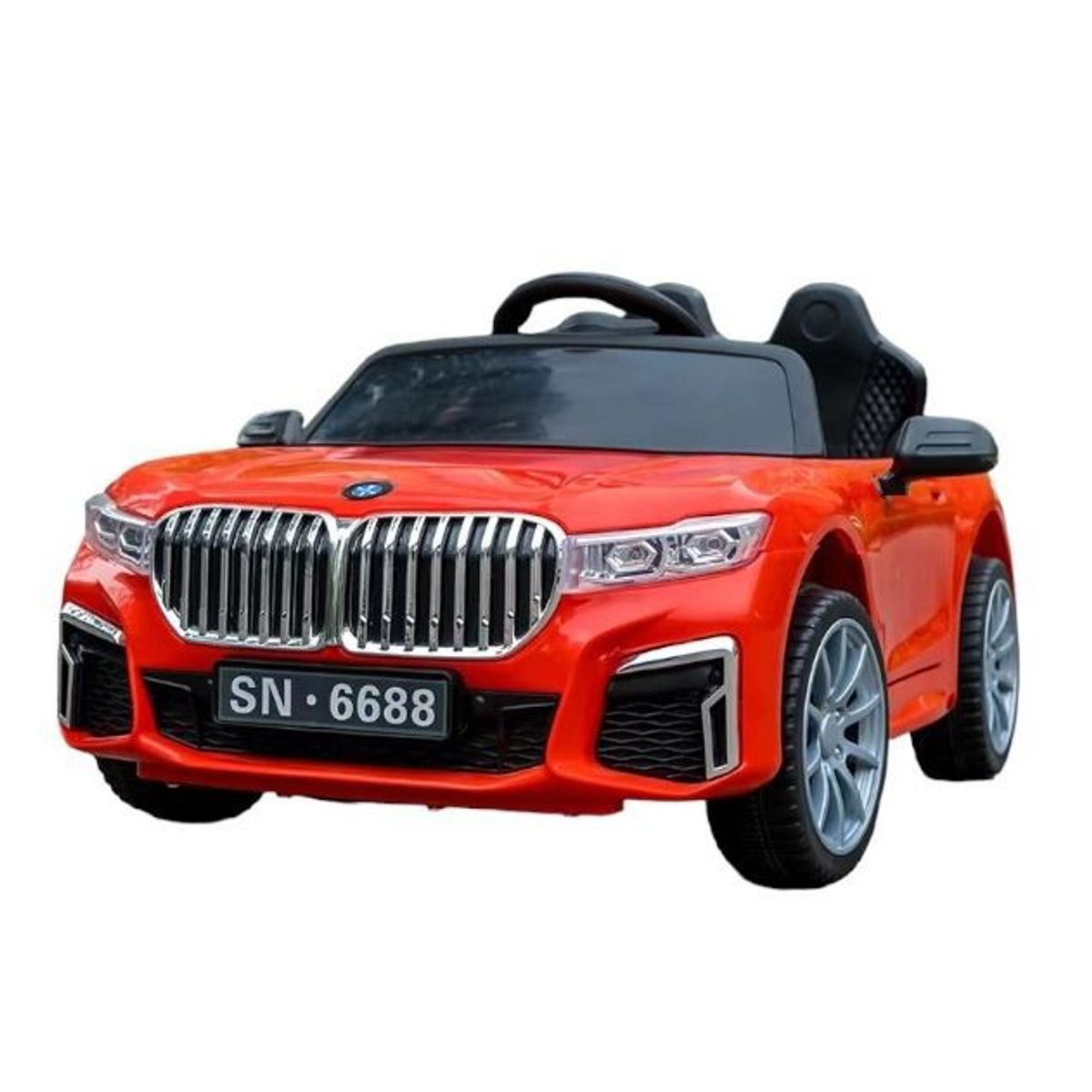 KIDSHOP - Carros Moto Recargable Eléctrico Montable Control 8188 Rojo_.