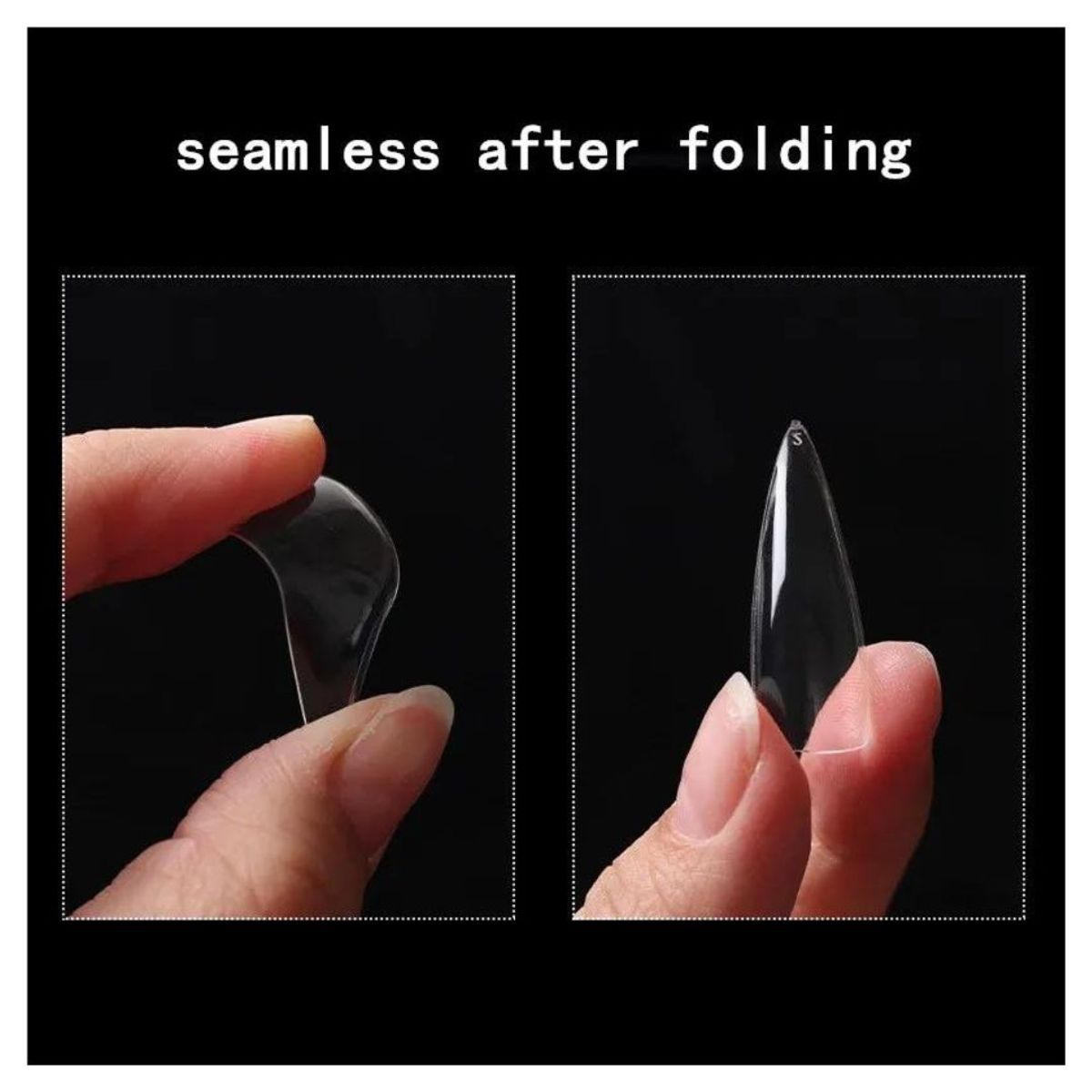 GENERICO - Set 240 Uñas Press On Nail Tips Varios Tamaños.