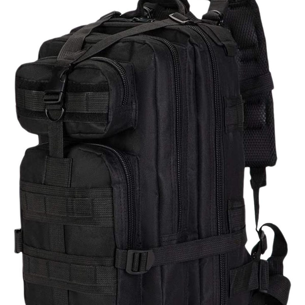 LINKON - Morral Bolso Maleta Tactica Militar Camping 30l Impermeable - Negro