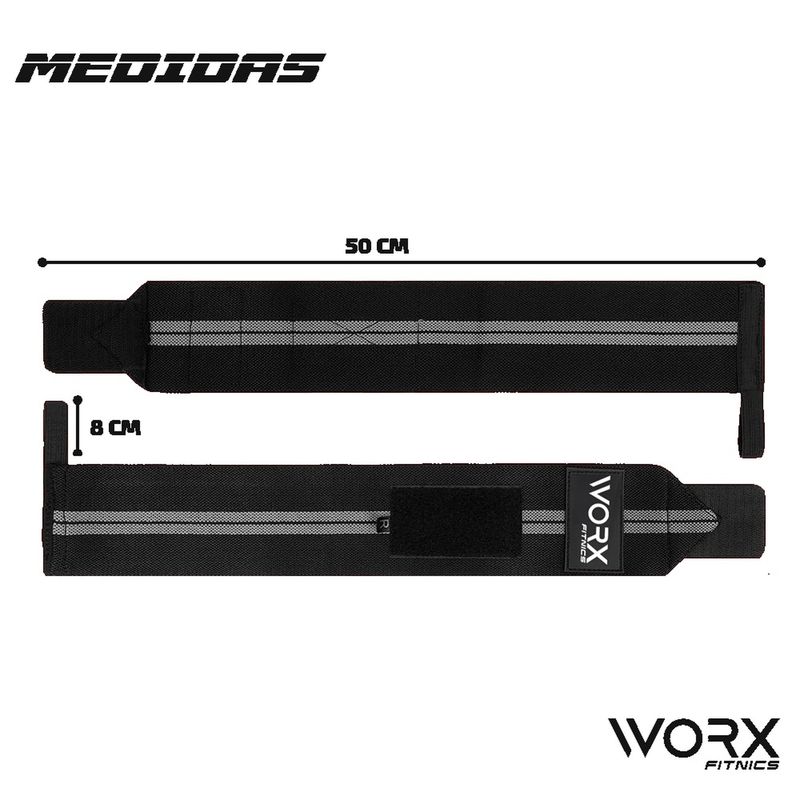 Muñequeras Para Gimnasio - 2 Piezas, Soporte Para Levantamiento De Pesas - Ideal Para Powerlifting Y Fitness