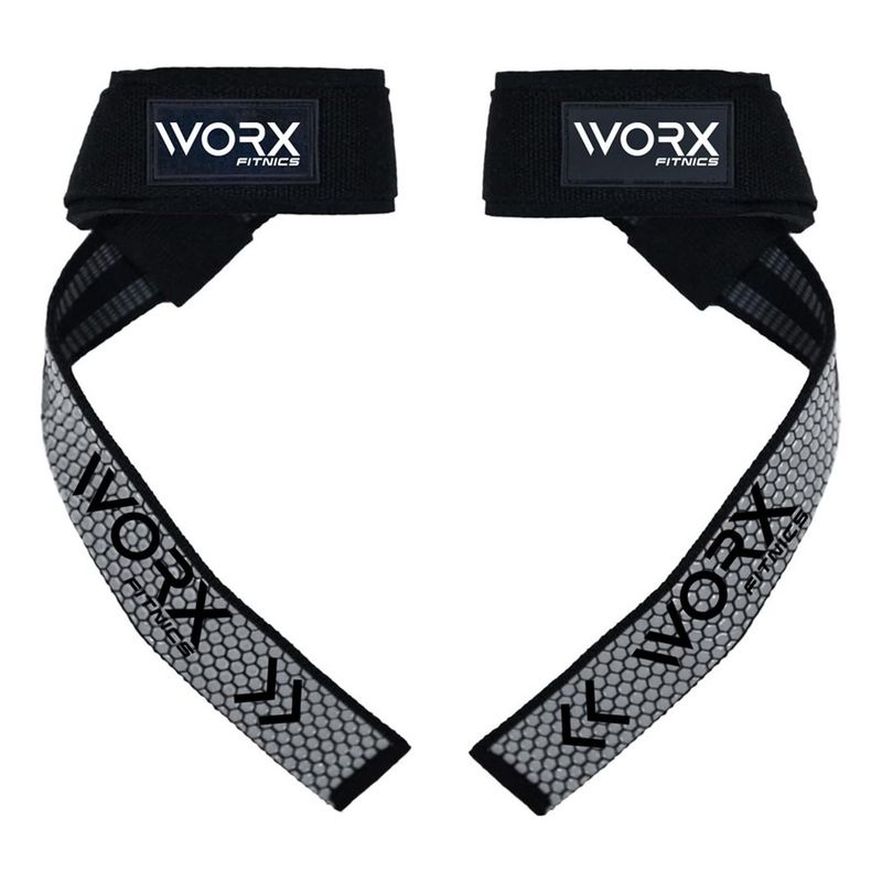 WORX - Straps Correas Levantamiento Pesas Worx Gym Gimnasio Set X2-
