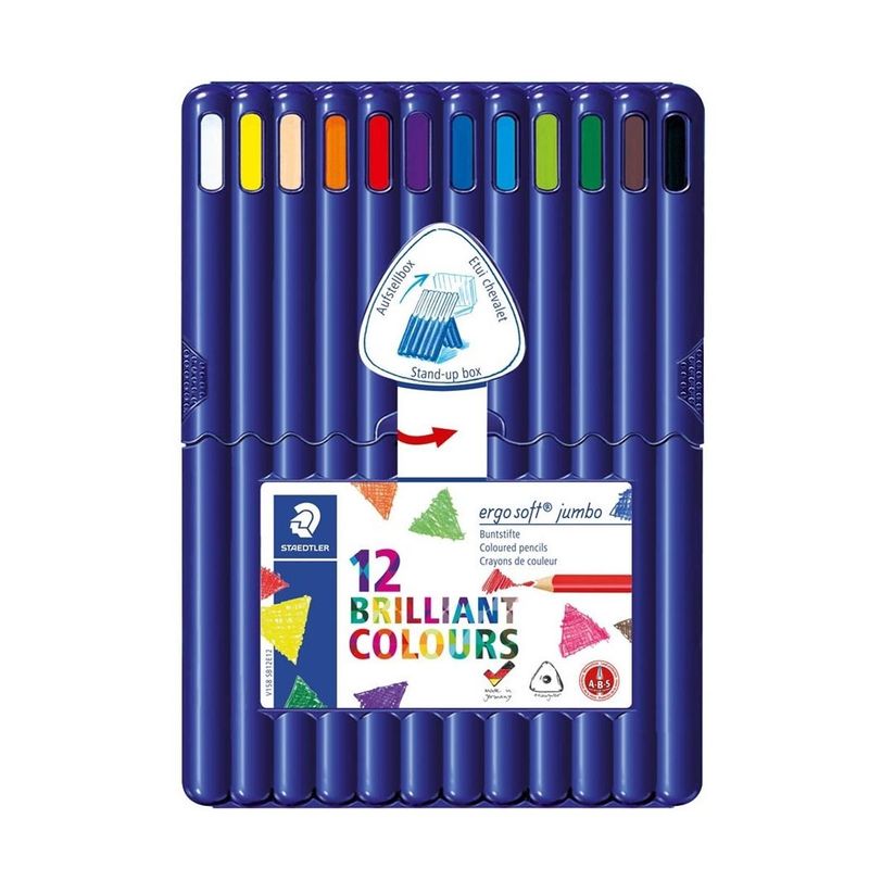 STAEDTLER - Colores Brillantes Ergo Soft X 12 Staedtler