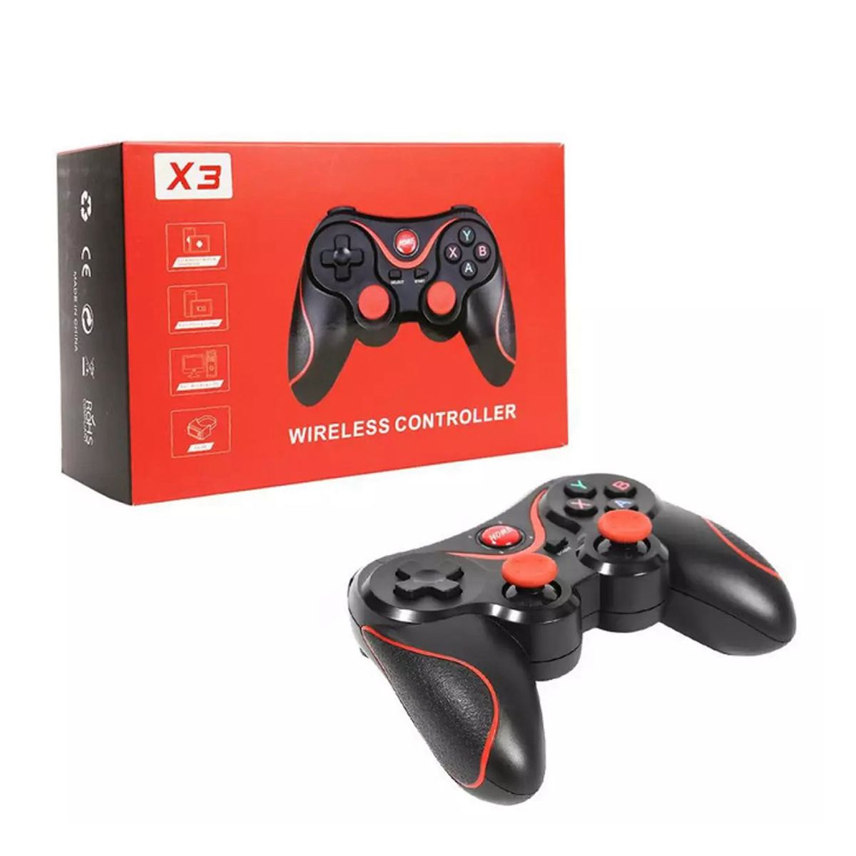 GENERICO - Control Bluetooth Celular Pc Gamepad Android Los Pc Soporte