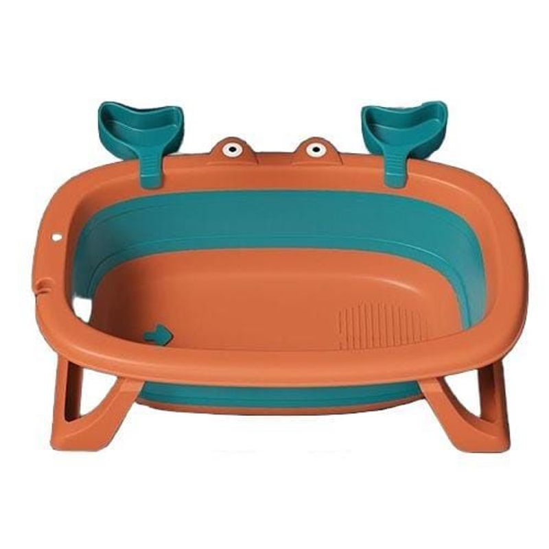 GENERICO - Bañera Tina Plegable Diseño Cangrejo - NARANJA