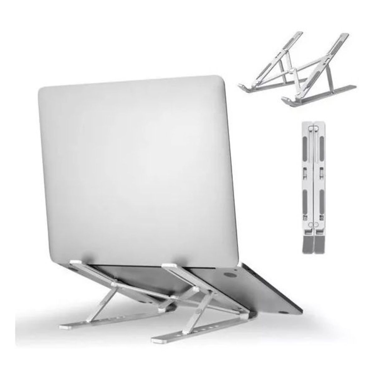 GENERICO - Base Soporte Para Portátil metálica Plegable Ergonómica