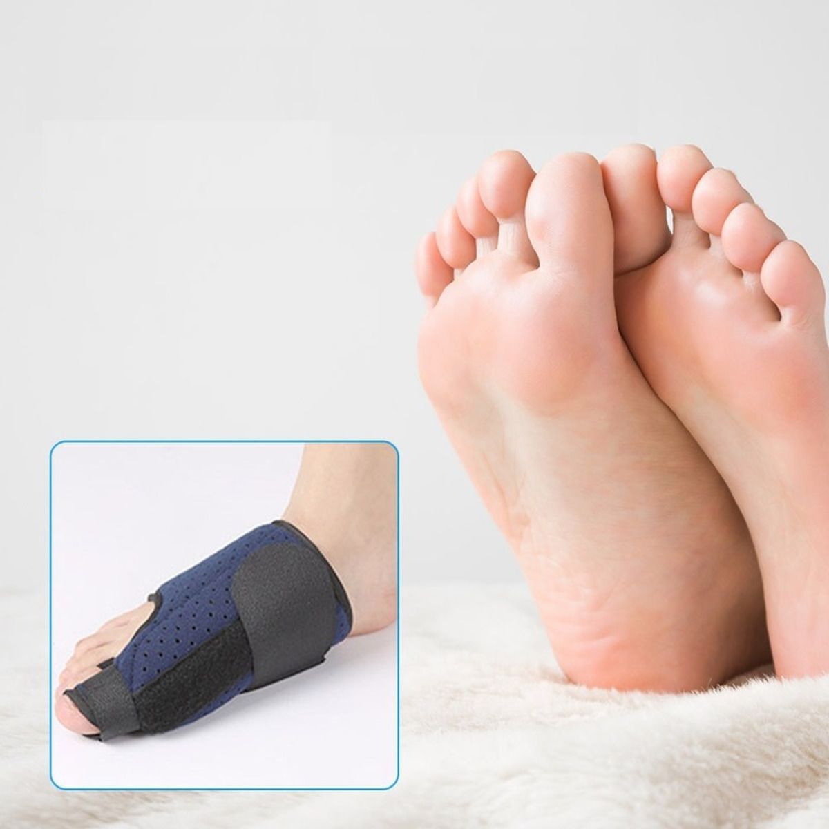 GENERICO - Separador De Dedos De Pies Juanete Corrector Ortopédico lado derecho