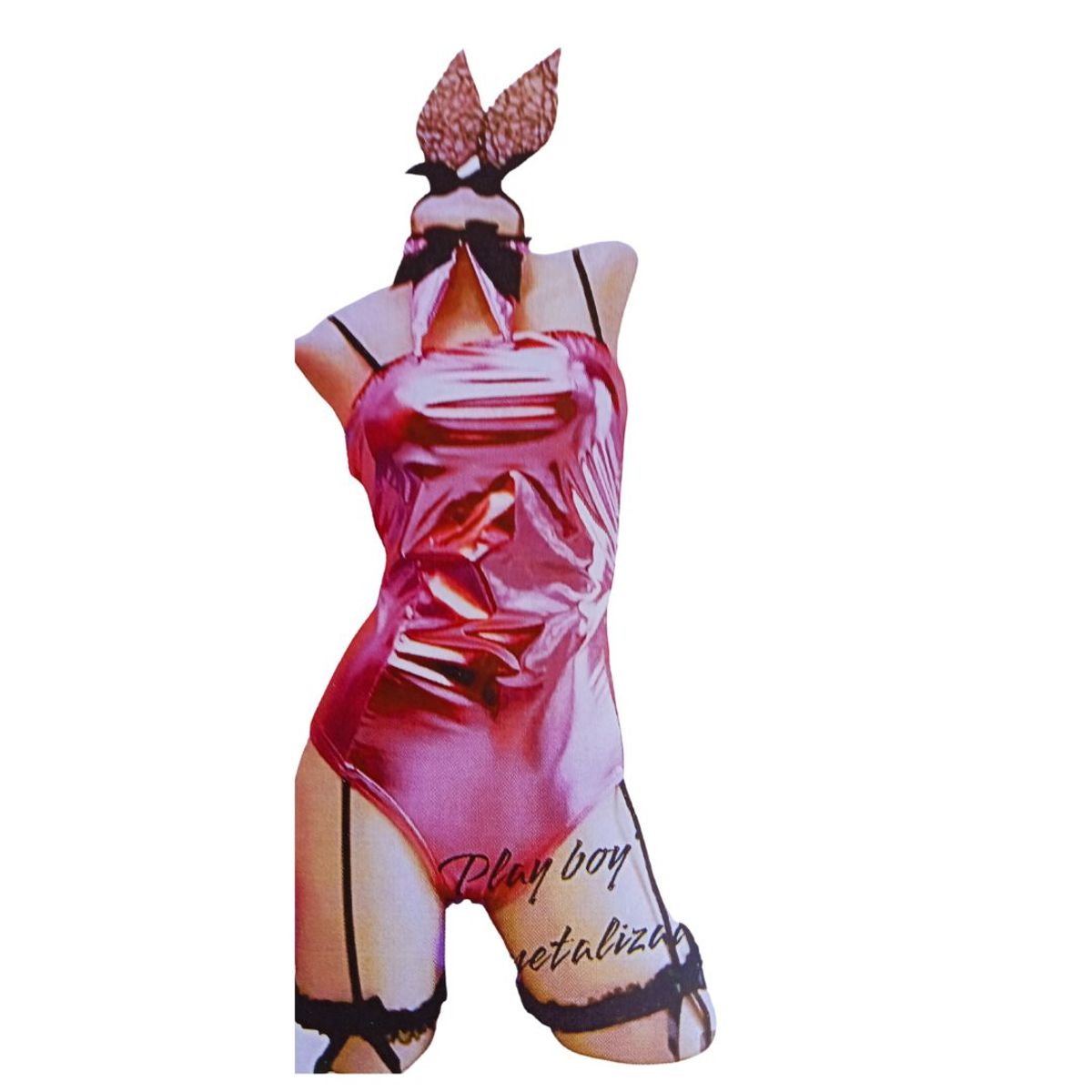 GENERICO - Disfraz sexy coneja Play Boy Sensual lencería erótica