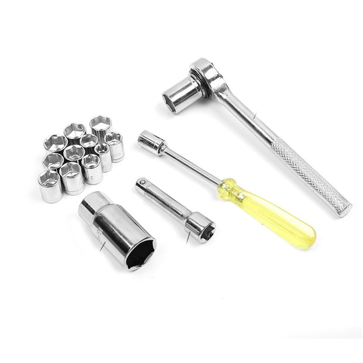 GENERICO - Juego De Herramientas 40 pcs Copas Reparación Carro Moto.