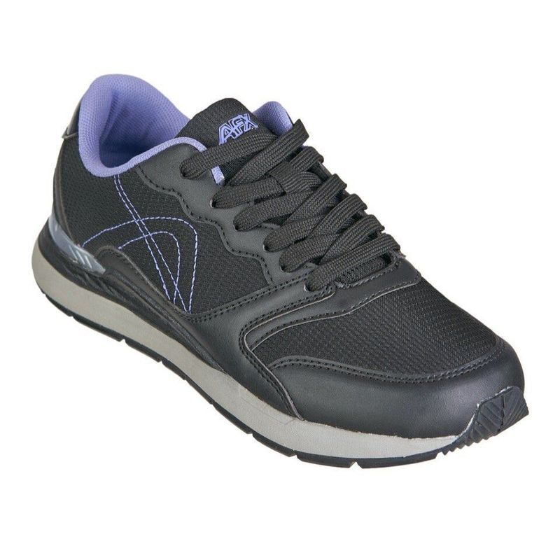 Aeroflex - Tenis  aeroflex mujer negro purpura