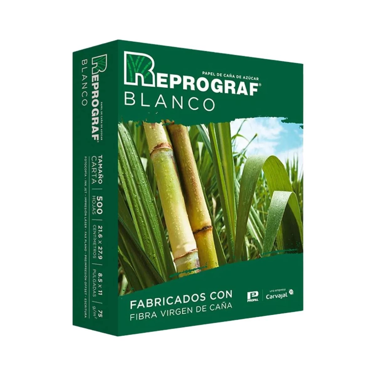 REPROGRAF - Resma Reprograf Carta Blanco De 500 Hojas De 75g