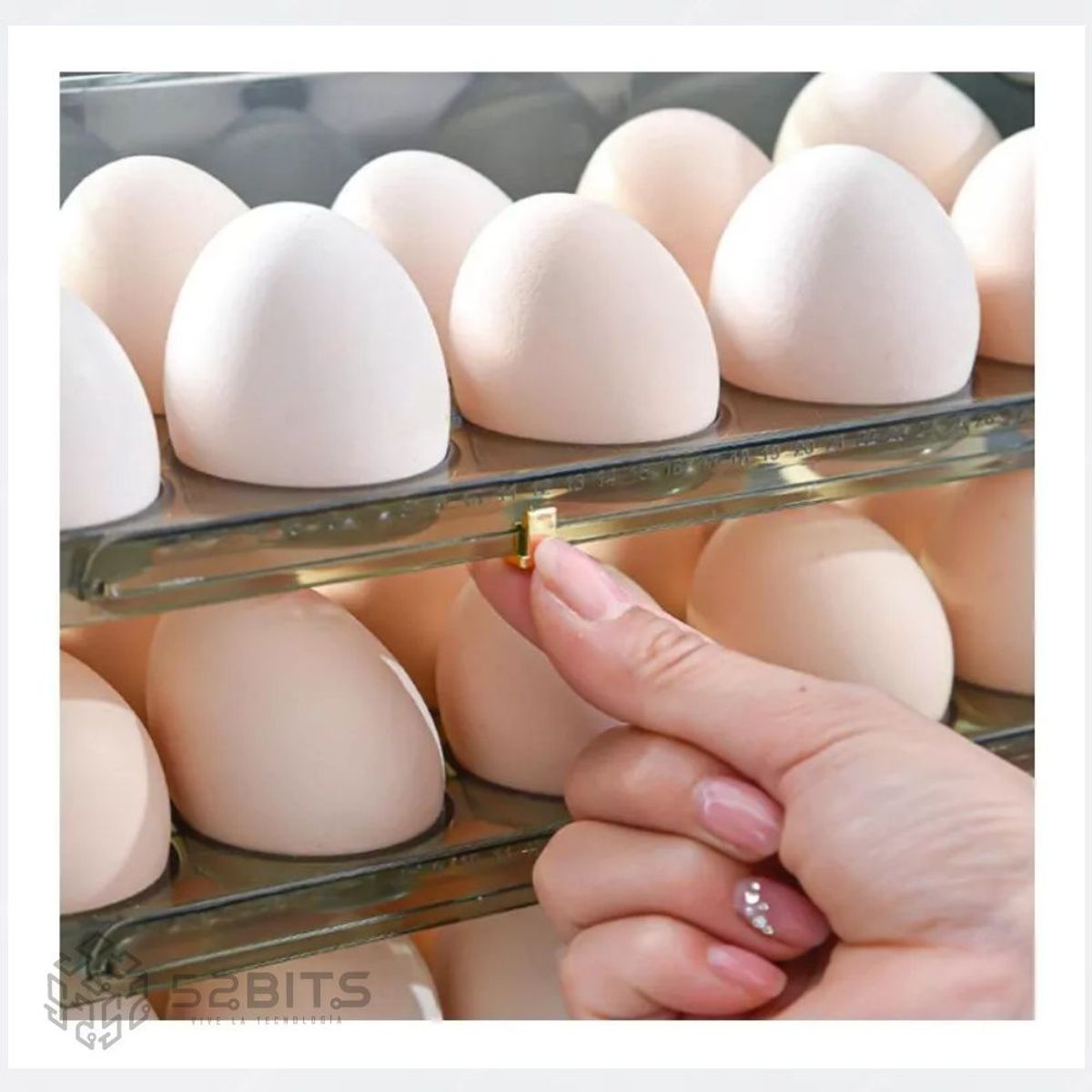 ONE PIXEL - Contendor Organizador De Huevos X30 Para Nevera O Cocina