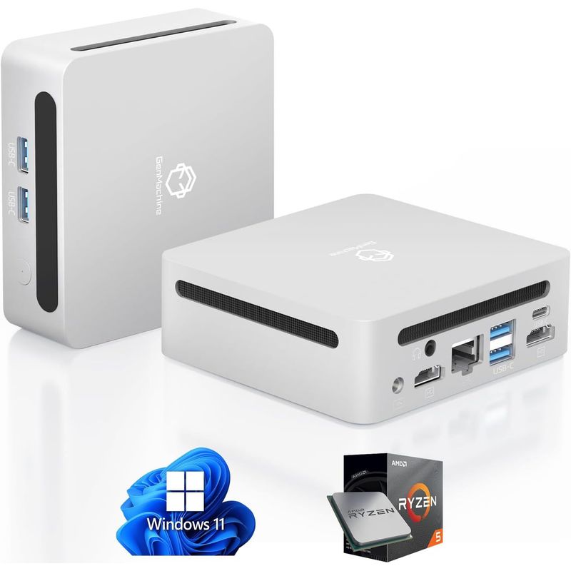 GENERICO - Mini Pc Gamer Amd Ryzen 5 5500u 16gb Ram 500gb Ssd