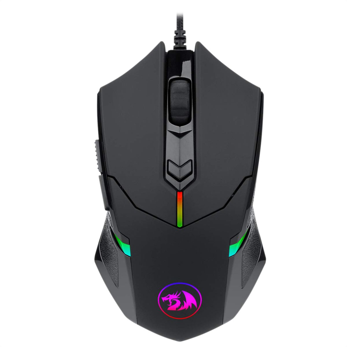 REDRAGON - Mouse Gamer Redragon M601-RGB Centrophorus, 7200dpi, 8 Pesas