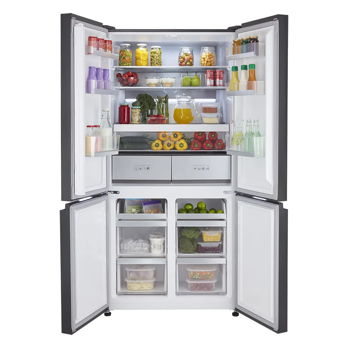 HACEB - Nevera Cross Door Moscu 586 litros panel digital externo negra