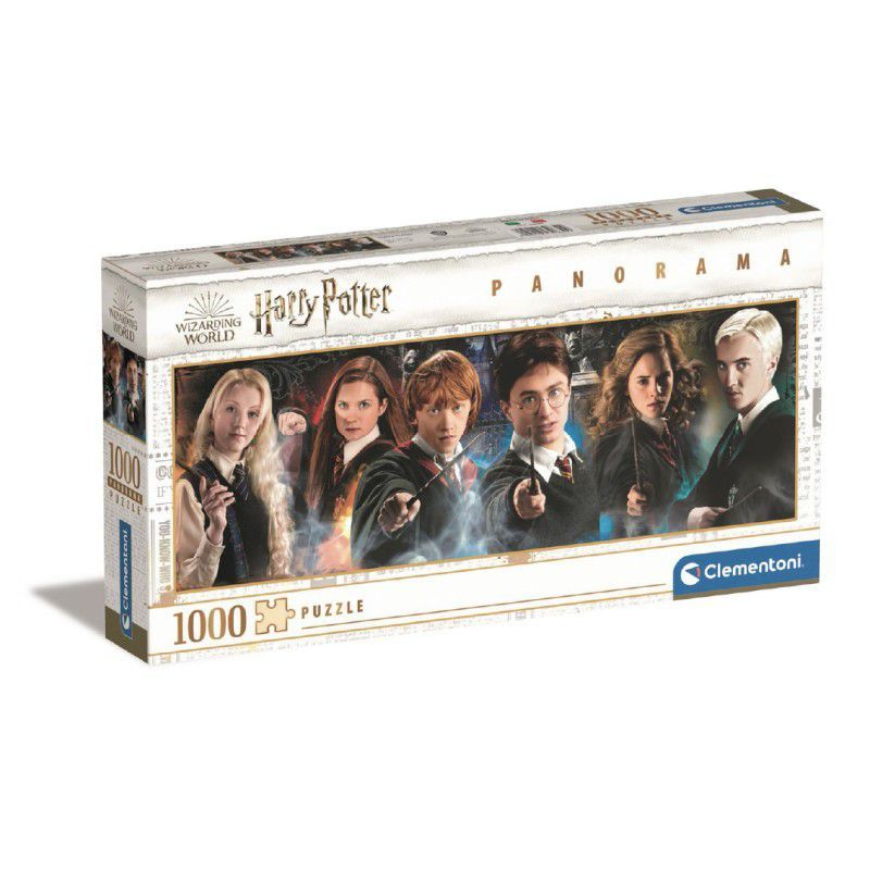 CLEMENTONI - Rompecabezas Panorámico 1000 piezas Harry Potter- Clementoni