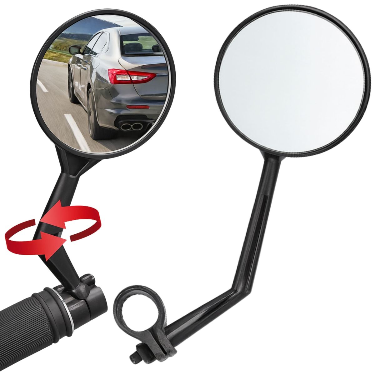 GENERICO - Espejo Retrovisor para Bicicleta Patineta Moto