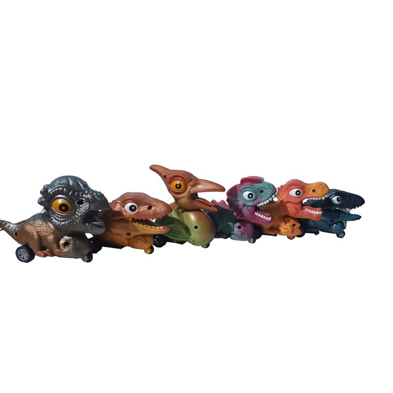 GENERICO - Juguetes Carros De Dinosaurios X 6 Juguetería Para Niños