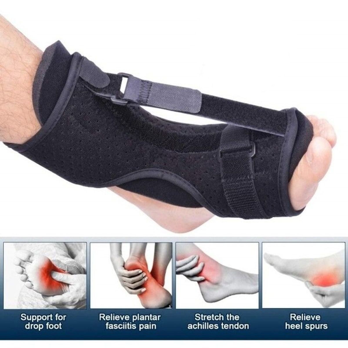 GENERICO - Férula Ajustable Para Fascitis Plantar Mas Bola Masaje