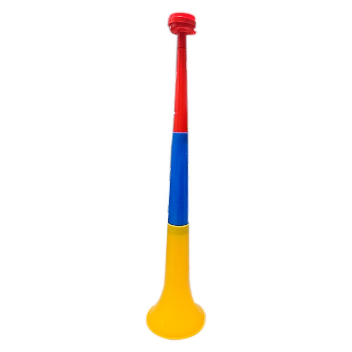 GENERICO - Vuvuzela Corneta Fútbol 56cm Plegable Tricolor Colombia