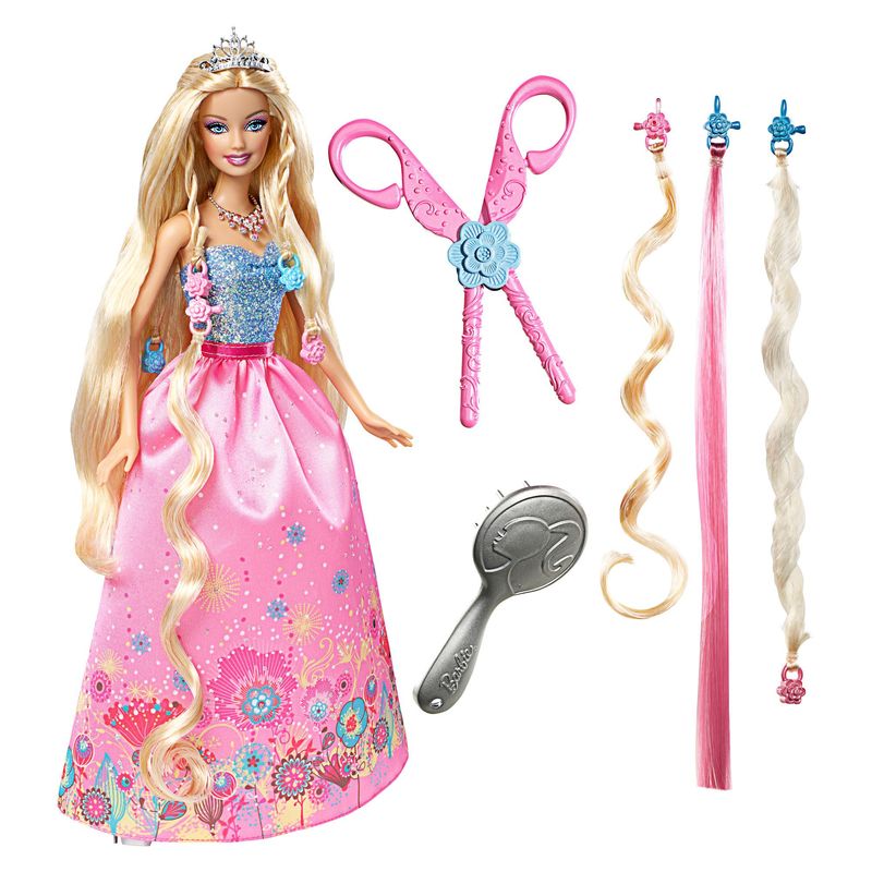 BARBIE - Muñeca Surtido Corta Y Peina