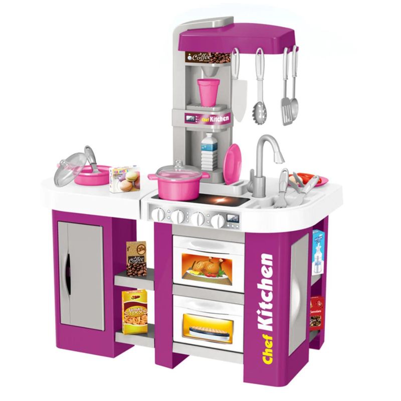 IMPORTADORA MAKA - Cocina grande Niñas Infantil De Juguete con Horno_.
