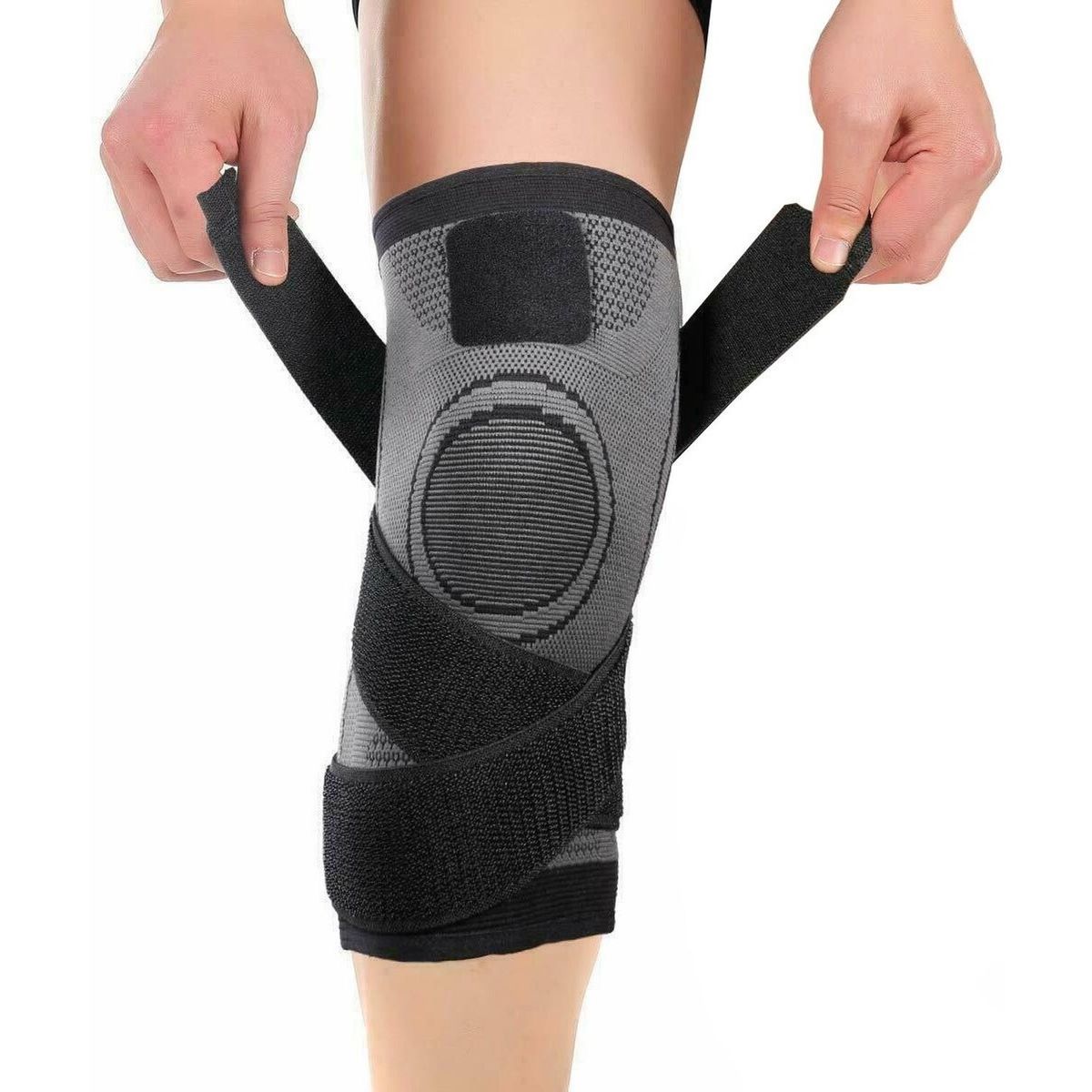 FITNICS - Rodillera Ortopedica Deprtiva Compresion 2 - Gris - L