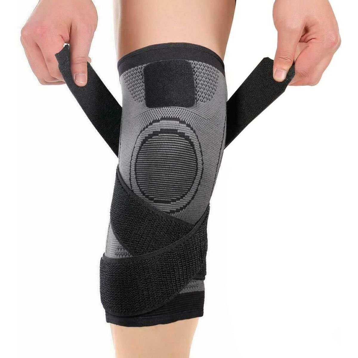 FITNICS - Rodillera Ortopedica Deprtiva Compresion 2 - Gris - M