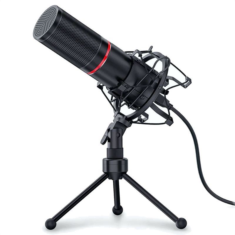 REDRAGON - Micrófono Cardioide Usb Redragon Blazar Gm300 Para Streaming