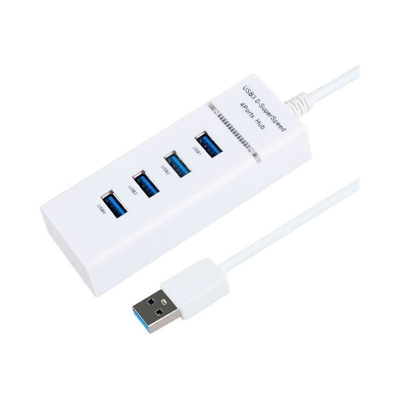 GENERICO - Hub super veloz usb 3.0 multiplicador 4 puertos multipuerto