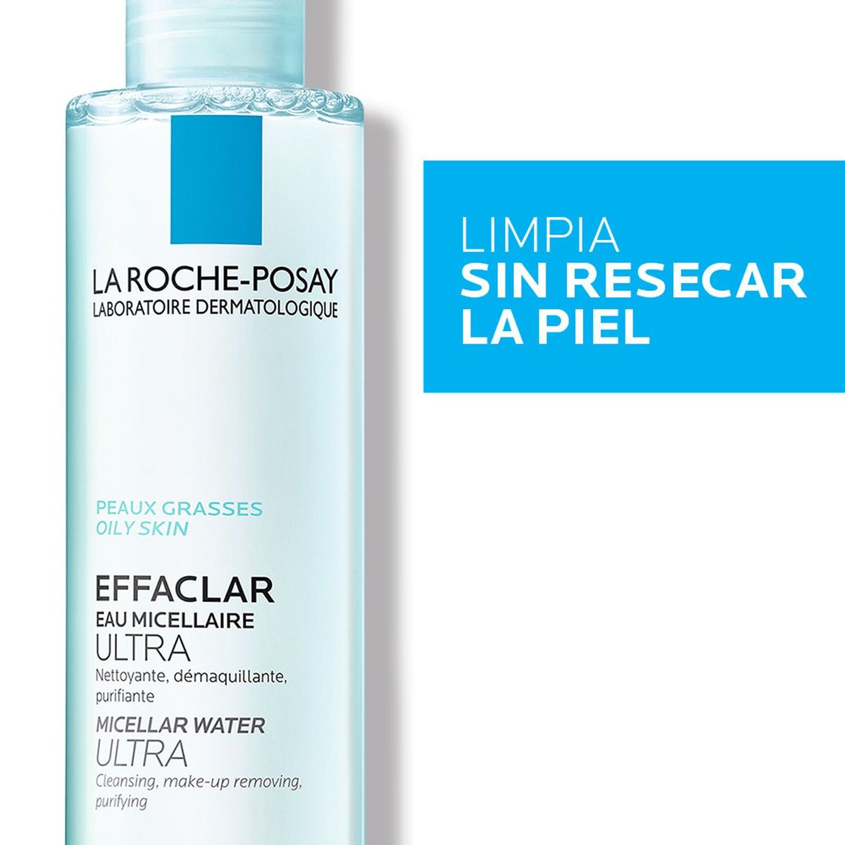 LA ROCHE POSAY - Limpiador Facial La Roche Posay Effaclar Agua Micelar 200 Ml