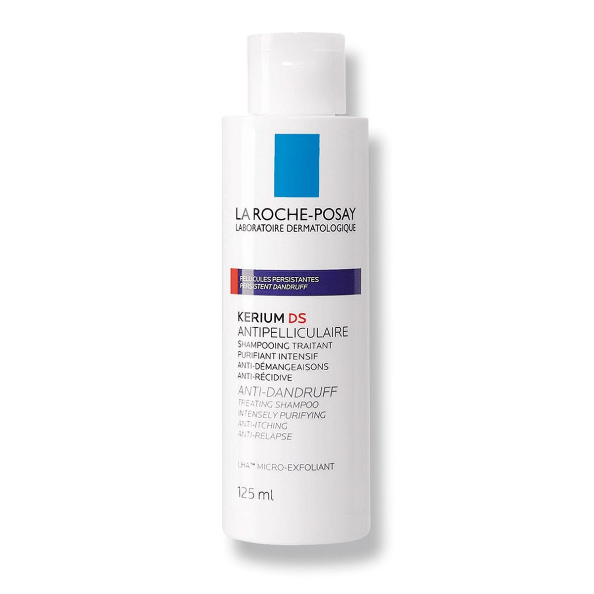 LA ROCHE POSAY - Shampo Kerium DS Intensivo Anti caspa La Roche Posay para Todo tipo de piel 125 ml